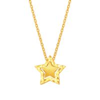 吉盟 黃金項(xiàng)鏈女款足金 魅力金尚-星愛(ài) 計(jì)價(jià)